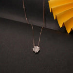 Load image into Gallery viewer, 925 Rose Gold-Plated Silver Chain with Four Heart Pendant – Love in Every Detail