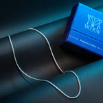 Load image into Gallery viewer, Sleek 925 Silver Snake Chain – Fluid Elegance in Every Curve