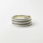 Load image into Gallery viewer, Classic Groove Silver Men’s Ring