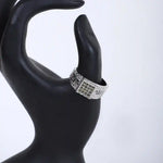 Load image into Gallery viewer, Men's Vintage Silver Ring with Geometric &amp; Tribal Detailing
