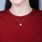 Load image into Gallery viewer, 925 Silver Chain with Love Knot Pendant – Symbol of Eternal Bond
