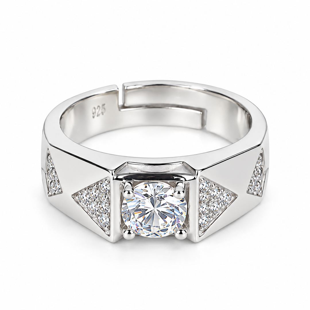 His & Hers 925 Sterling Silver Couple Rings Set – Matching Rings for Couples