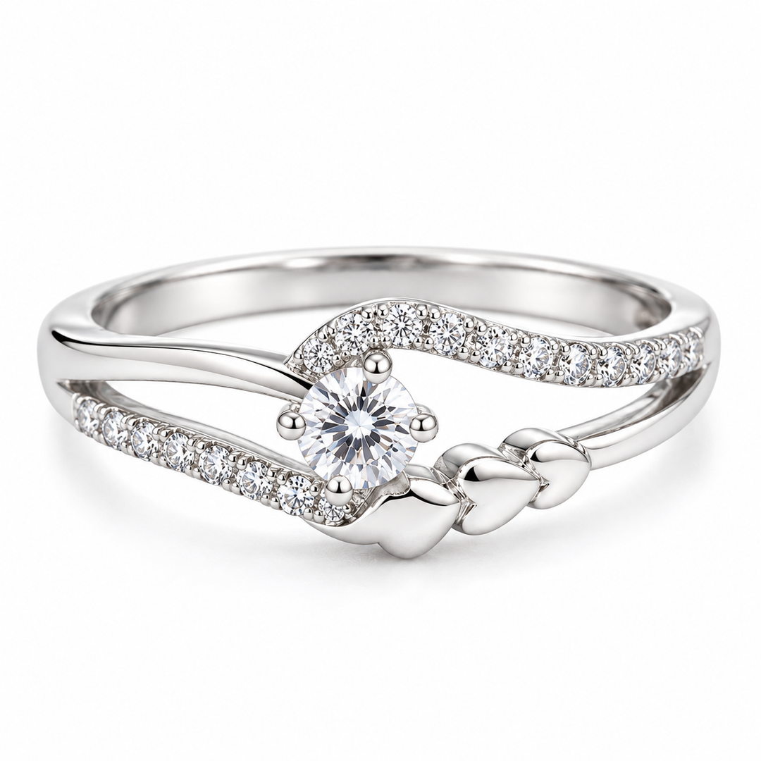 His & Hers 925 Sterling Silver Couple Rings Set – Matching Rings for Couples