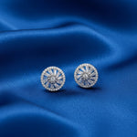 Load image into Gallery viewer, Dazzling Radiance Silver Stone Earrings
