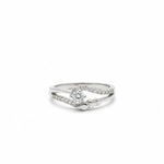 Load image into Gallery viewer, Elegant Wave Silver Women’s Ring
