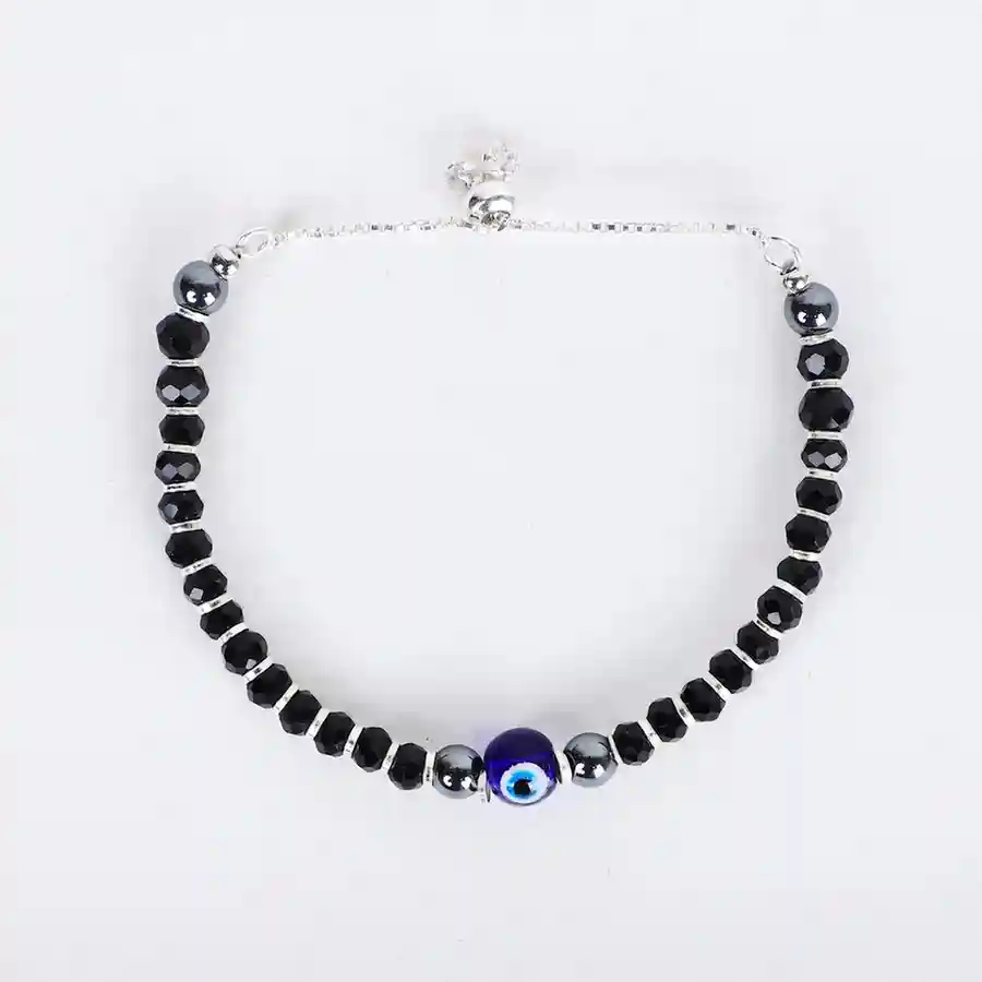 Delicate Baby Nazariya with Black Stones for Protection - Image 5